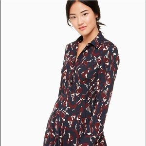 Kate ♠️ so foxy foxes smocked dress